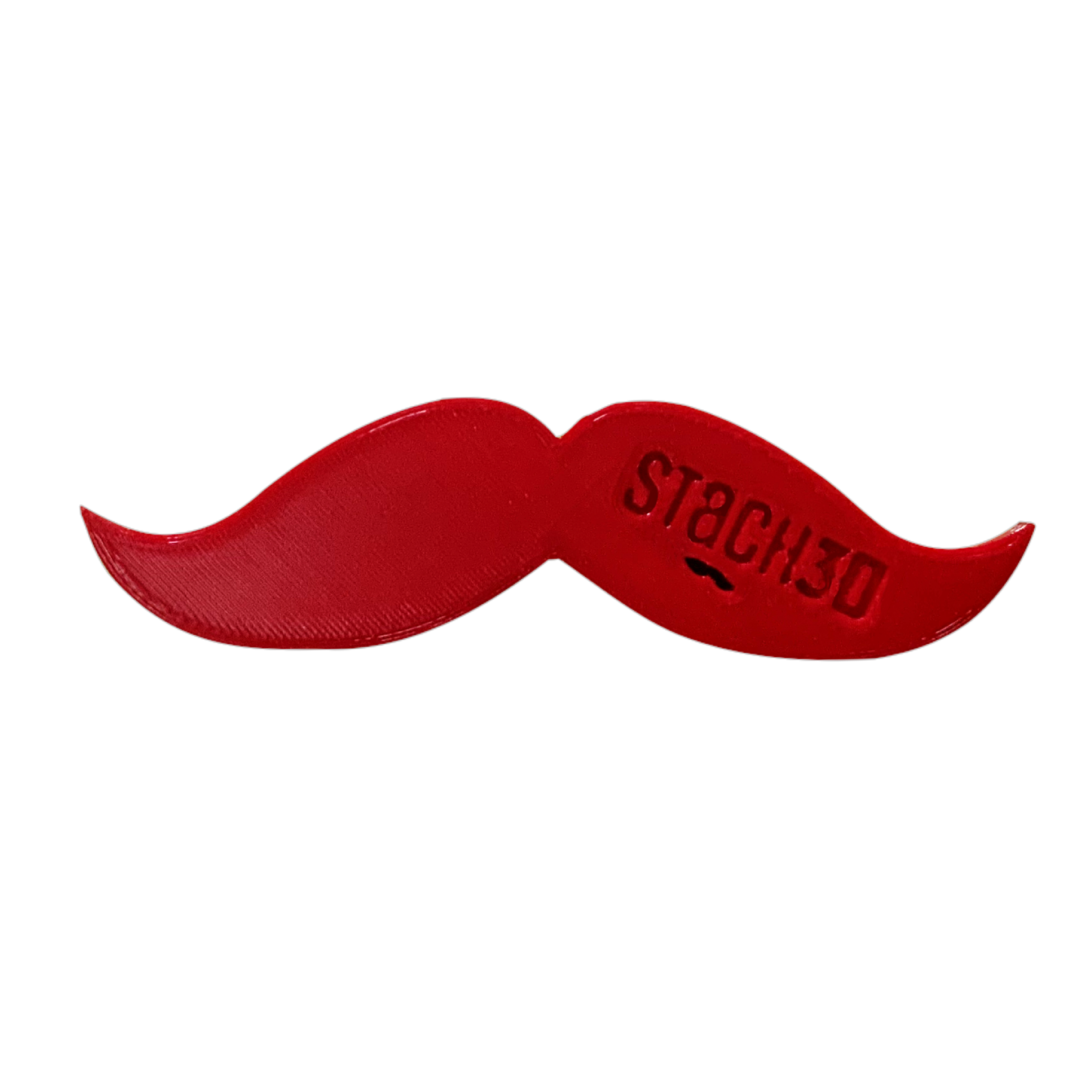 Red PLA+ Moustache